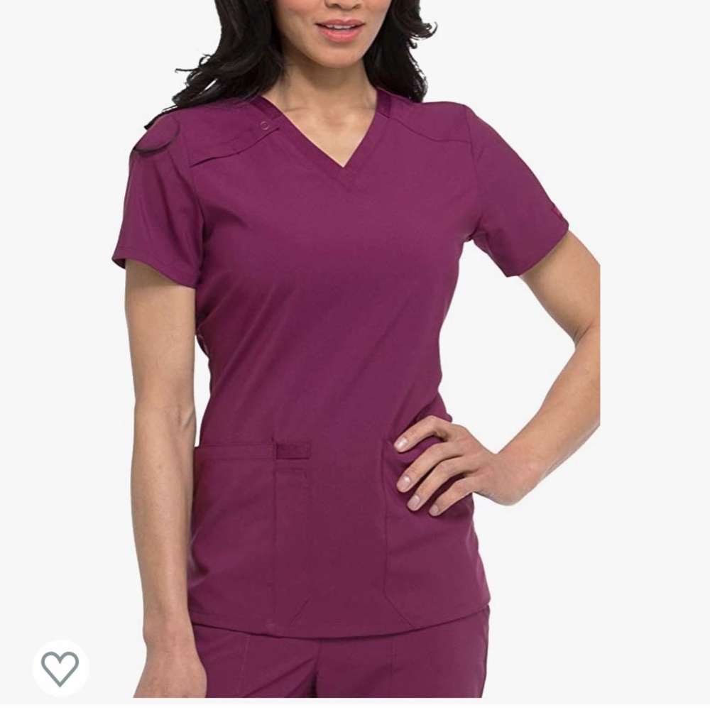 Dickies maroon scrub set